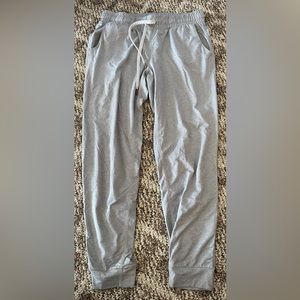 Gray, soft joggers
